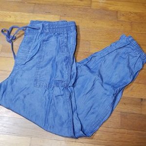 Chambray Joggers